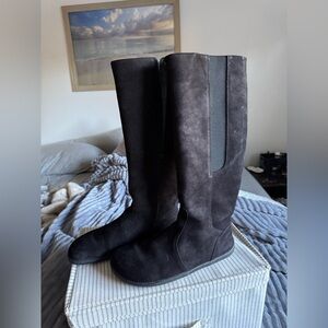 Be Lenka Sierra Tall Barefoot Zip Up Boot - Matte Black - 40